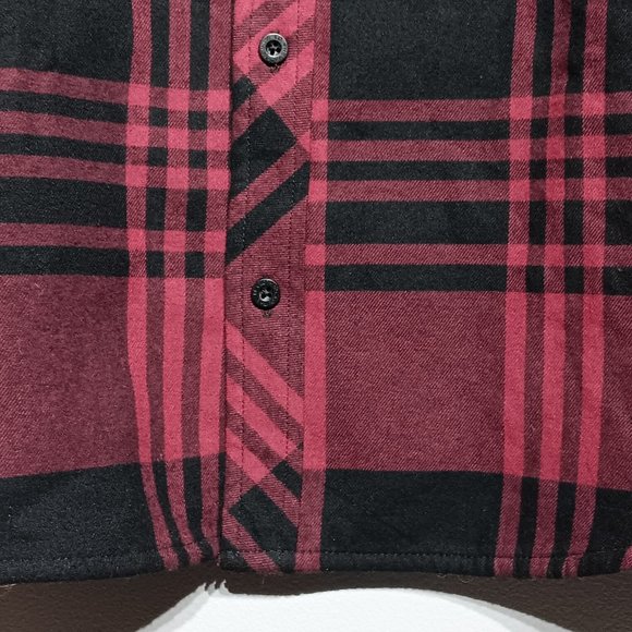 Red Plaid BC Clothing Heritage Lined Shirt (Men's Size Large) - Picture 5 of 6